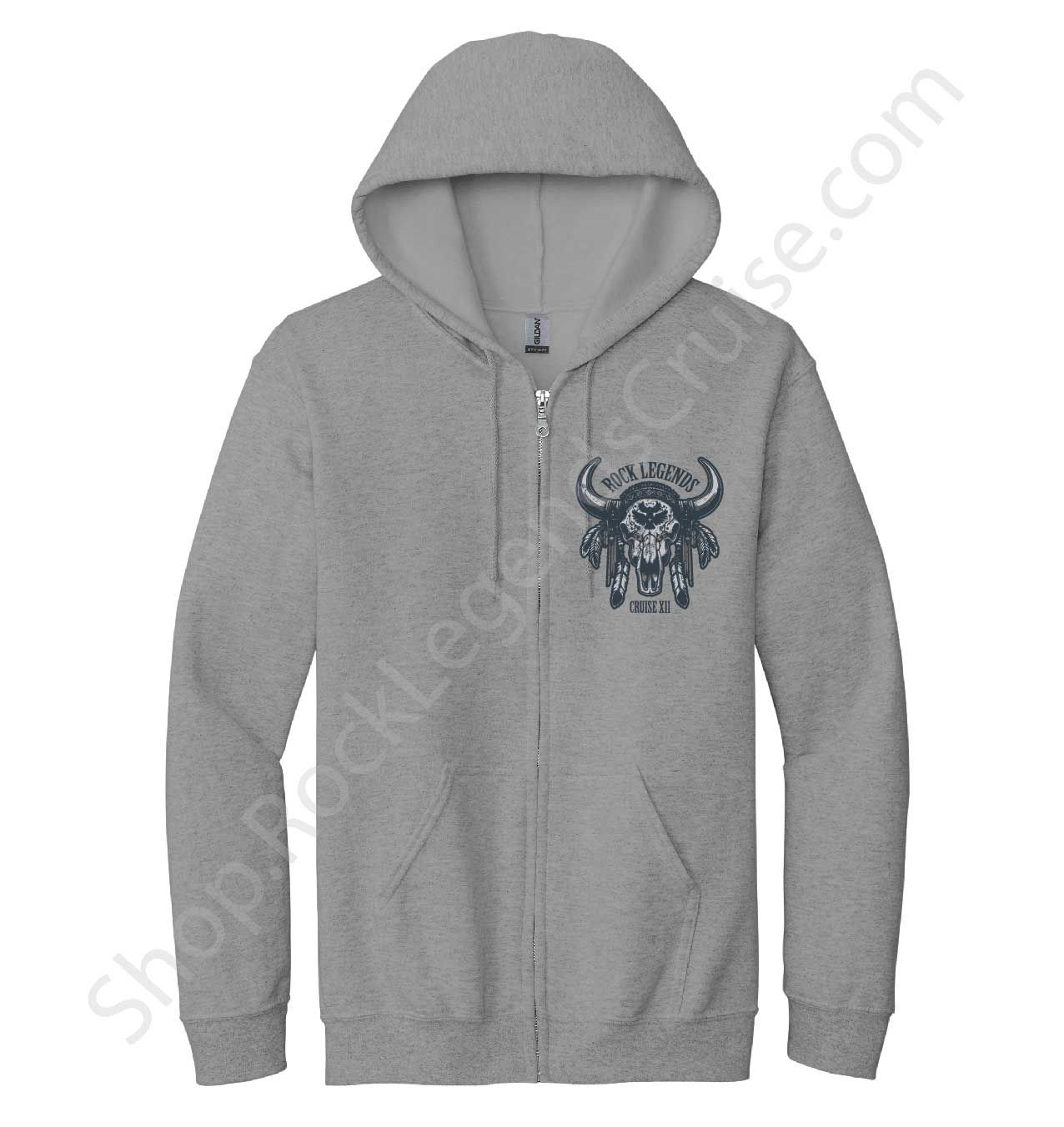 RLC XII Skull Zip-Up Hoodie 