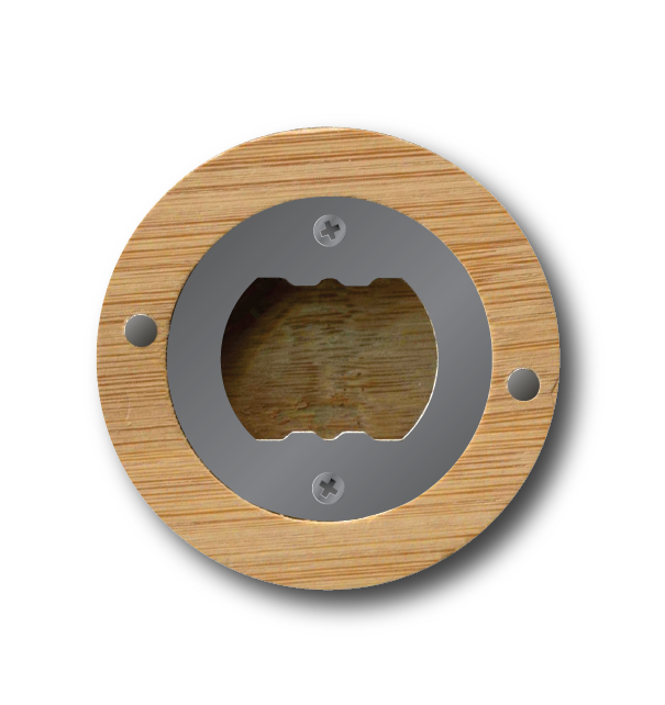 RLC Bamboo Magnetic Bottle Opener - BOTTLE OPENER