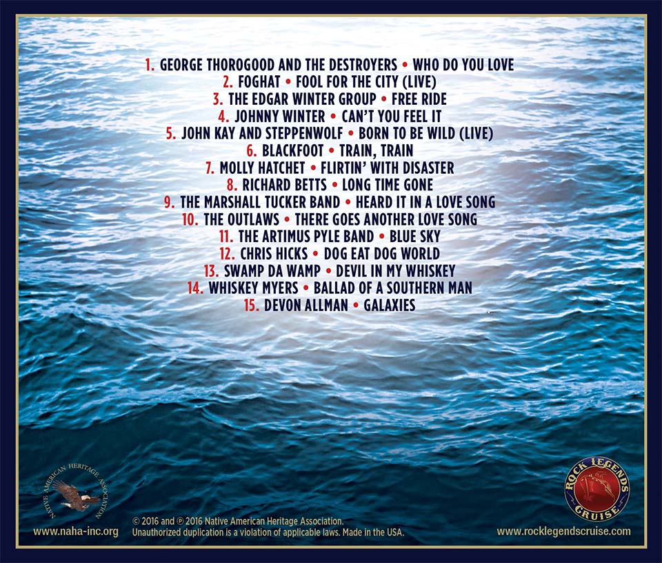 Rock Legends Cruise I CD - RLCCD1