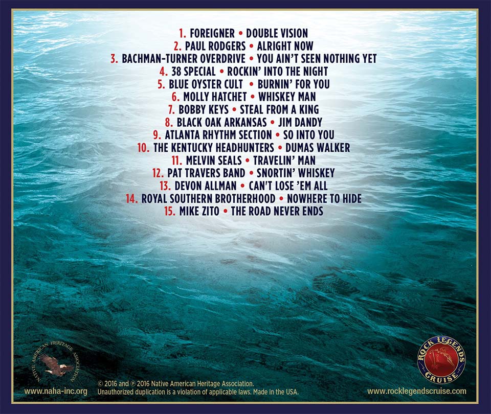 Rock Legends Cruise II CD - RLCCD2