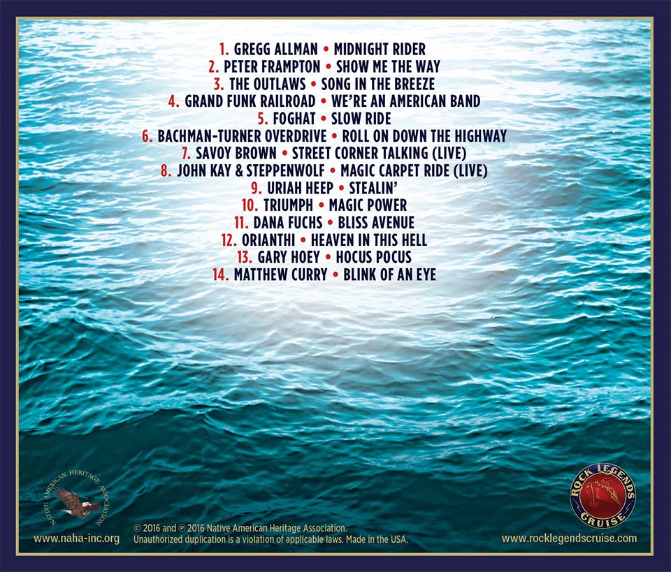 Rock Legends Cruise IV CD - RLCCD4